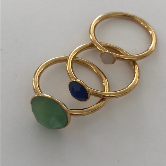 Stella &dot stackable ring set 3 rings set new - Picture 3 of 5